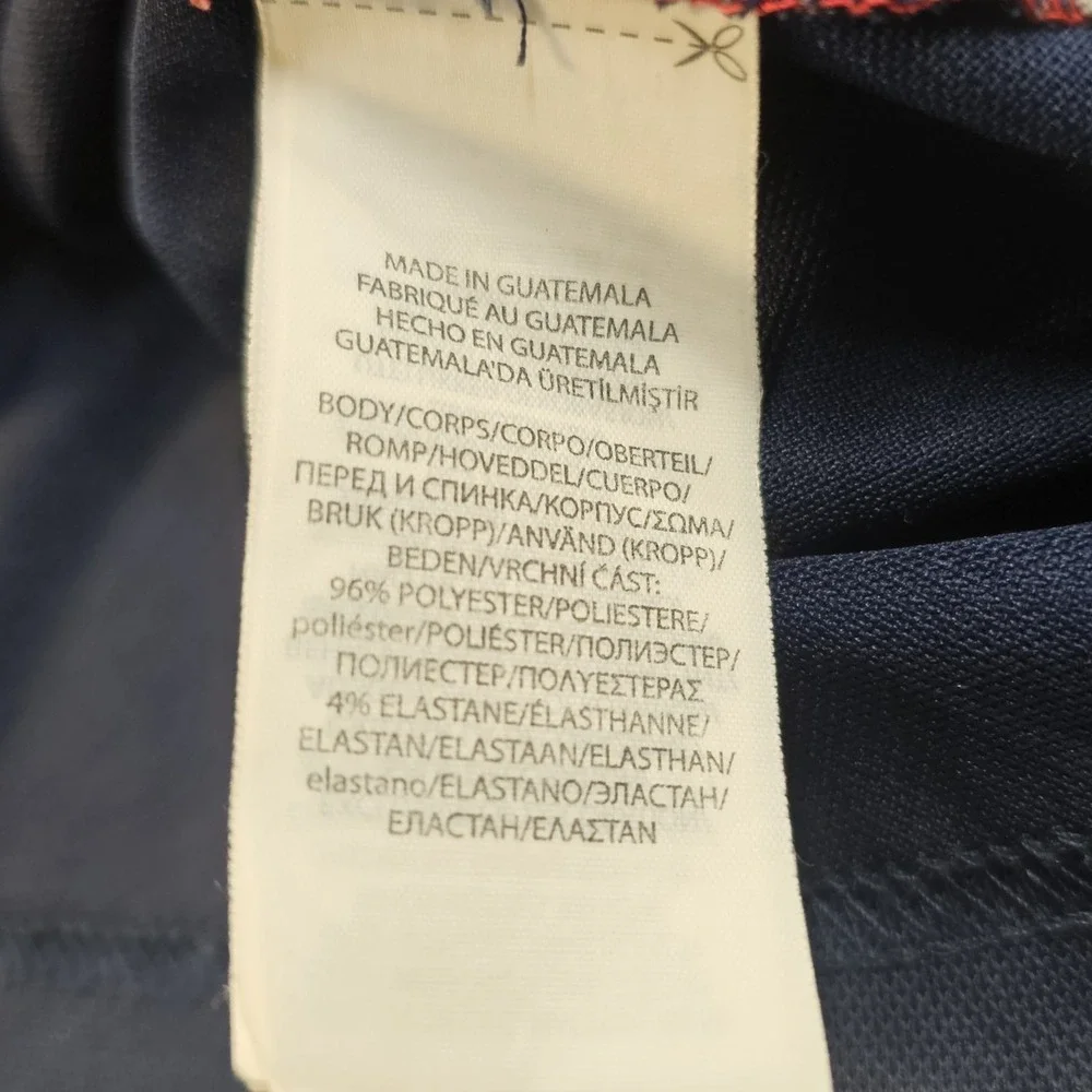 Polo Ralph Lauren Performance Men's Polo Shirt S Red White Navy Blue Colorblock